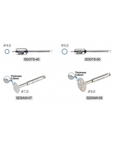Zestaw punche+trepany Surgident Trimmer kit