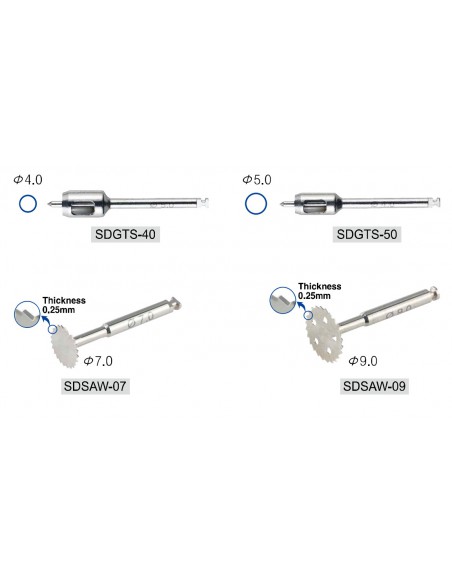 Zestaw punche+trepany Surgident Trimmer kit
