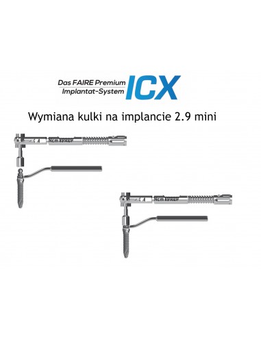 Klucz kontrowy do implantów ICX mini