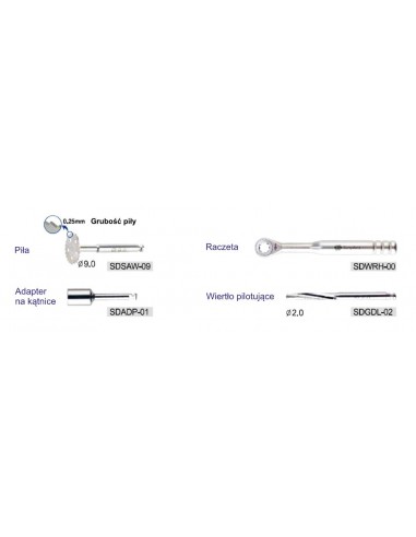 Ekspander kości Surgident Bone Expander kit