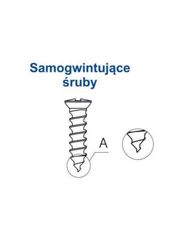 Surgident SD-SCREW Standard (56 śrub  + 1 siatka)