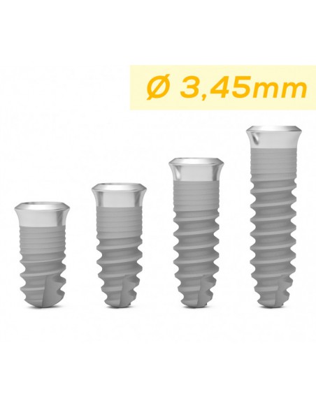 Implant ICX-plus ⌀3.45mm -  6.5 mm/ 8mm / 10mm / 12.5mm
