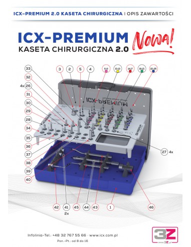 Kaseta Chirurgiczna ICX Premium