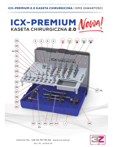 Kaseta Chirurgiczna ICX Premium