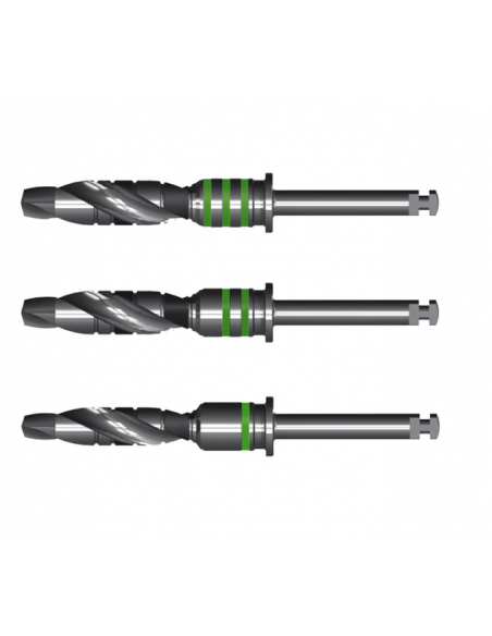 Wiertło kalibrujące ICX zielone ⌀4,1mm D4, D2-3, D1