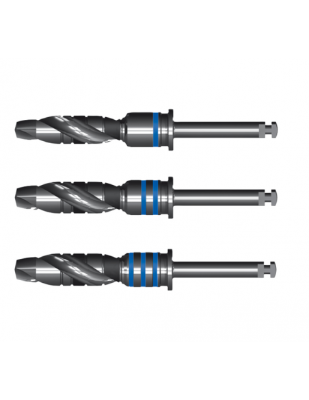 Wiertło kalibrujące ICX niebieskie ⌀4,8mm D4, D2-3, D1