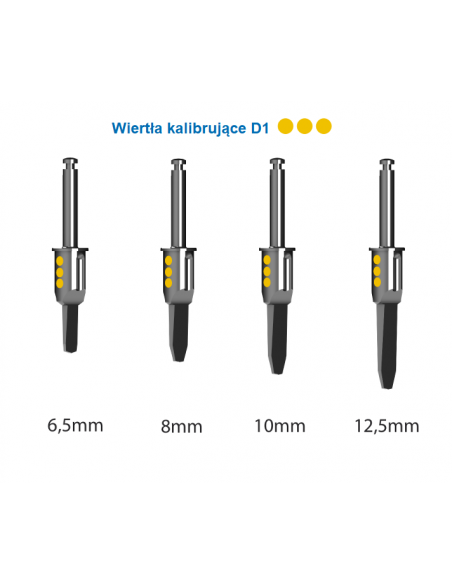 ICX-Magellan wiertło kalibrujące D1, 6.5-12.5mm - Ø3.45mm