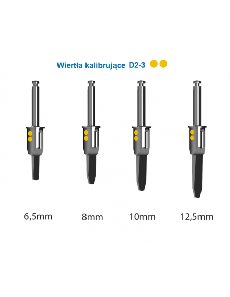 ICX-Magellan wiertło kalibrujące D2-3, 6.5-12.5mm - Ø3.45mm