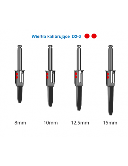 ICX-Magellan wiertło kalibrujące D2-3, 8-15mm - Ø3.75mm