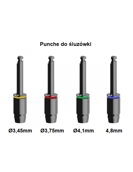 ICX-Magellan punch do śluzówki Ø3.45mm, Ø3.75mm, Ø4.1mm, Ø4.8mm