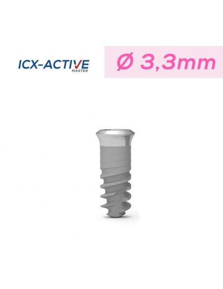 ICX-Active Master Narrow Tissue Level Ø3.3mm - 8mm / 10mm / 12.5mm