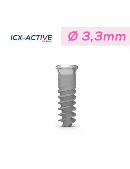 ICX-Active Master Narrow Tissue Level Ø3.3mm - 8mm / 10mm / 12.5mm