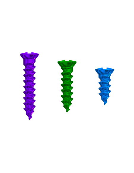 Śruby do mocowania bloczków kostych, siatek tytanowych oraz membran kortykalnych firmy Surgident