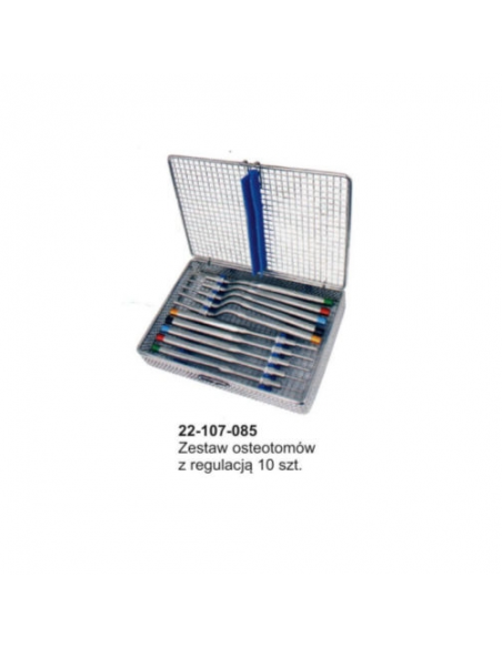 Osteotomy wklęsłe z regulacją - zestaw 10szt.