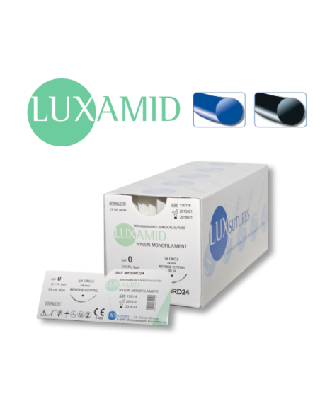 Nici nylonowe Luxsutures, LUXAMID (op. 12 sztuk)