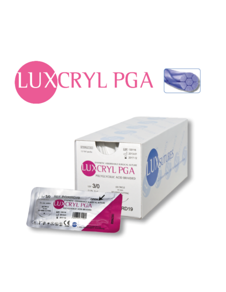 Nici syntetyczne Luxsutures, LUXCRYL PGA (op. 12 sztuk)