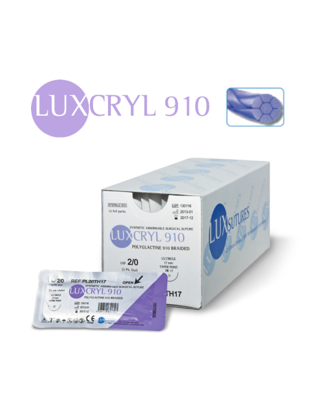 Nici syntetyczne Luxsutures, LUXCRYL 910 (op. 12 sztuk)