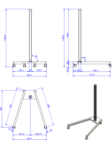 Wózek jezdny Owandy