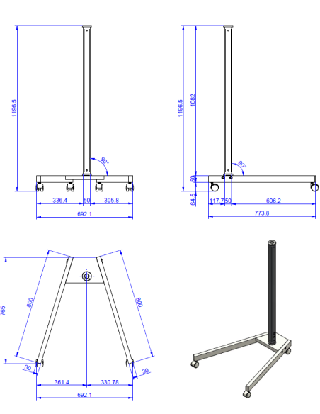 Wózek jezdny Owandy