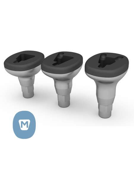 ICX Zero Bone Loss, Śruby do skanowania i gojące, trzonowce