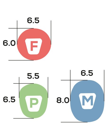 ICX Zero Bone Loss, Śruby do skanowania i gojące, trzonowce