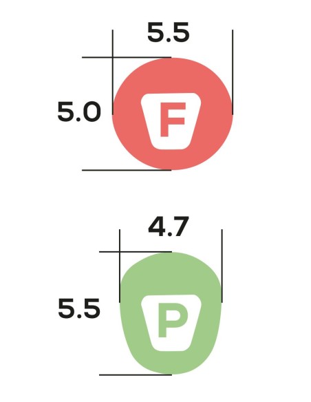 ICX-3.3 Zero Bone Loss CerICX, zęby przednie, C